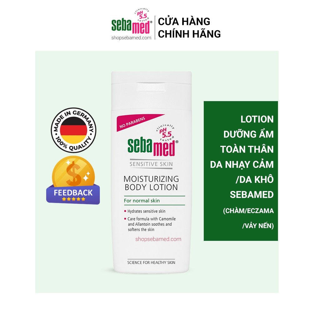 [Sebamed Chính Hãng] Sữa dưỡng thể cho da nhạy cảm Sebamed pH5.5