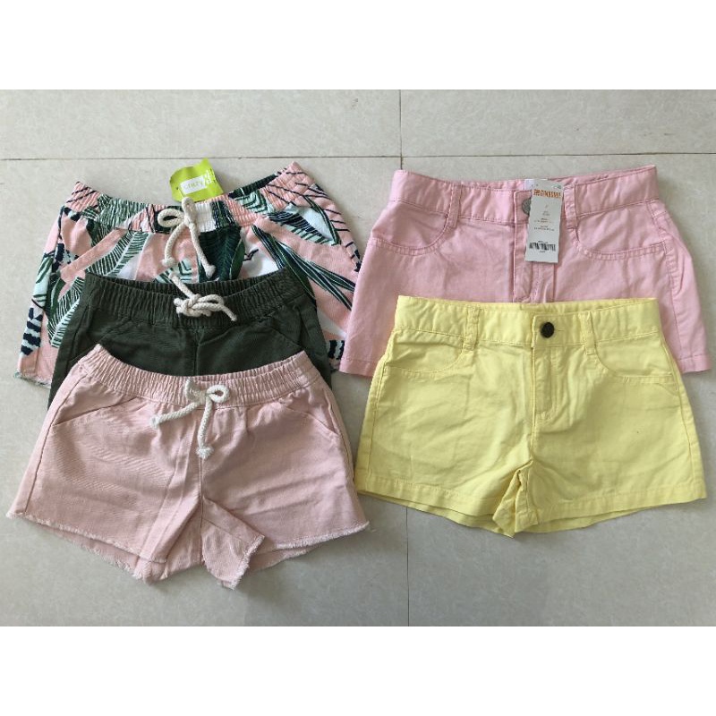 Quần đùi kaki bé gái xuất dư Mỹ size 8-40ky hiệu G.ymbo.ree