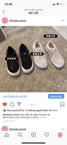 [ORDER] Giầy bông