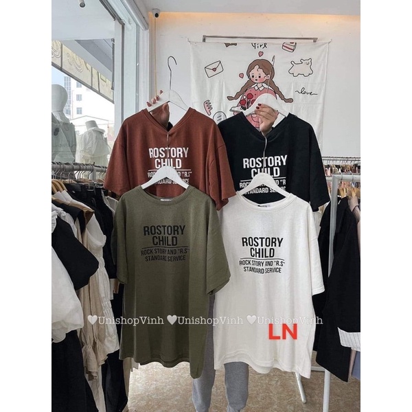 Áo phông Rostory chất su DA6