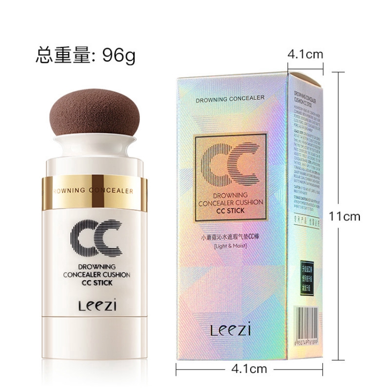 LEEZI Make Up Mushroom Air Cushion BB Cream Concealer Long Lasting Brightening Skin CC Cream