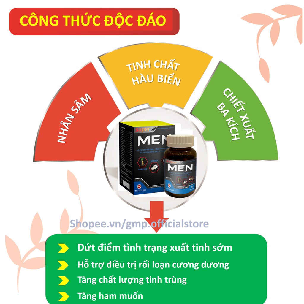 [DỨT ĐIỂM YẾU SINH LÝ] Tinh chất hàu biển SUPER MEN cải thiện tình trạng xuất tinh sớm yếu sinh lý rối loạn cương dương | BigBuy360 - bigbuy360.vn