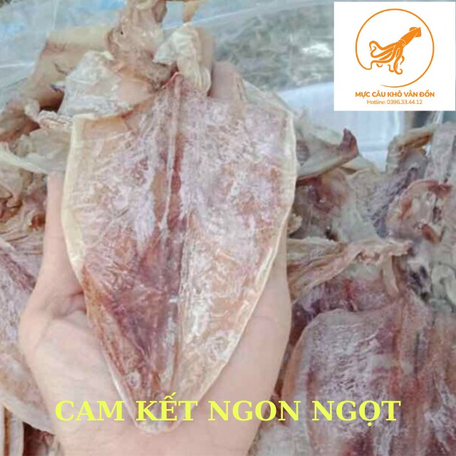 Mực Khô Câu Vân Đồn To Bằng 4 Ngón Tay, Chất Lượng,Mực khô Ngon