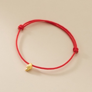Lắc tay h.a.s dây chỉ đỏ may mắn phối charm cao cấp bạc 925 - lt0158