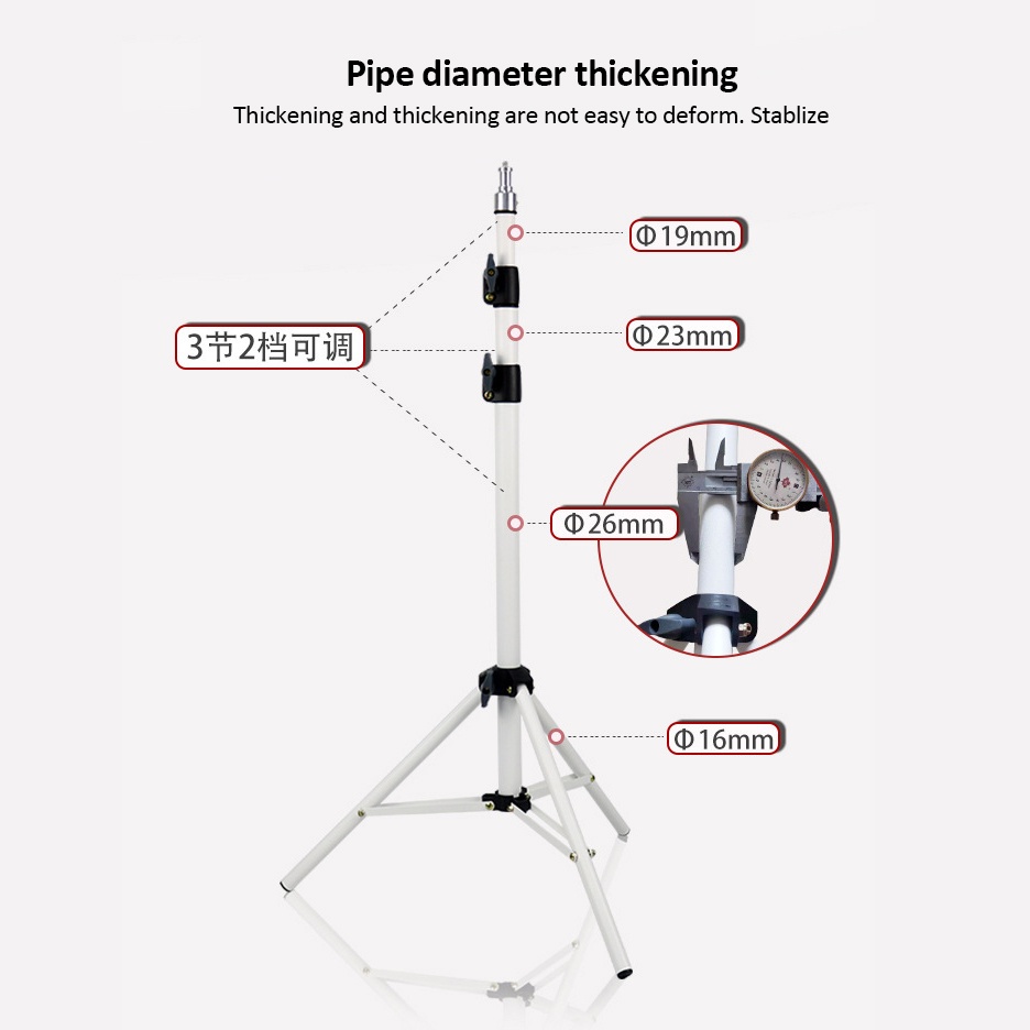 Giá đỡ máy chiếu lực chịu lực tối đa lên đến 5kg có thể gấp gọn mang theo T3 giá đỡ máy chiếu tripod