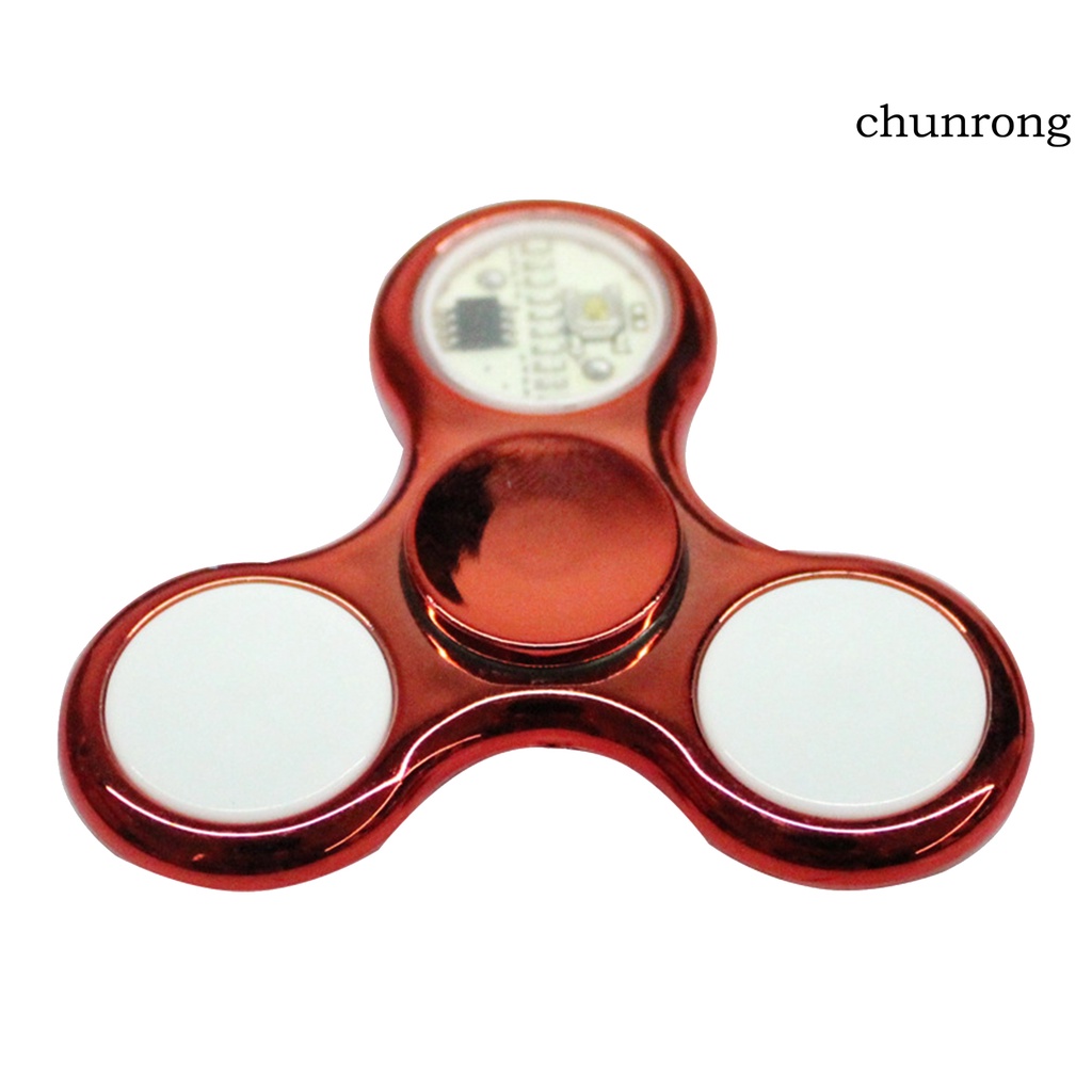 Cr Con Quay Đồ Chơi Fidget Spinner Có Đèn LED Đổi Màu Độc Đáo