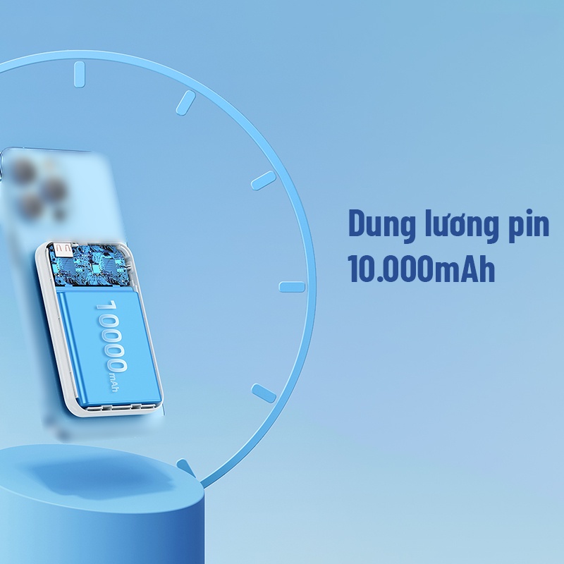 Pin dự phòng không dây Remax RPP-85 10000mAh sạc nhanh PD QC 20W