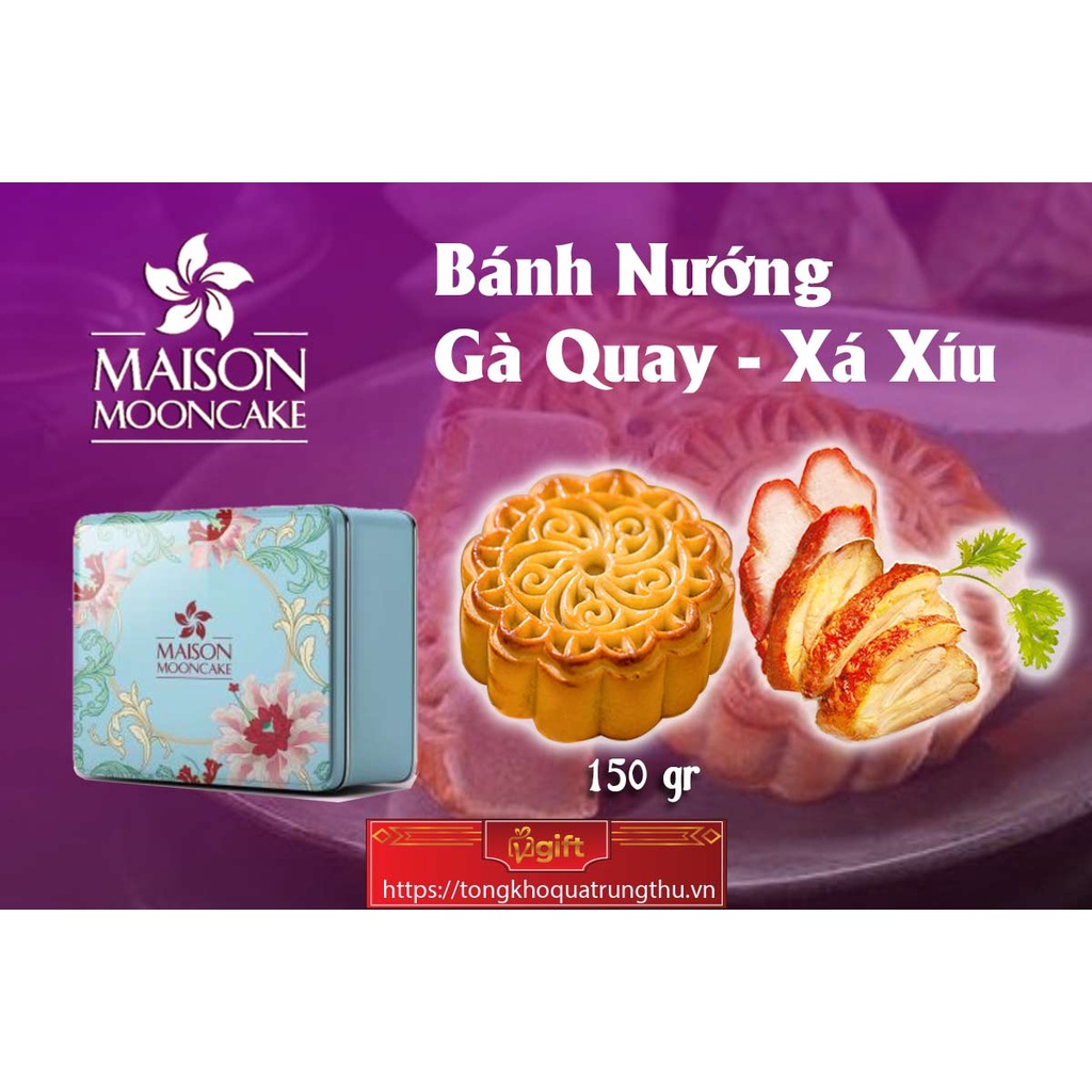 Bánh Trung Thu Mai Sơn Nướng Gà Quay - Xá Xíu (MS.HK10)