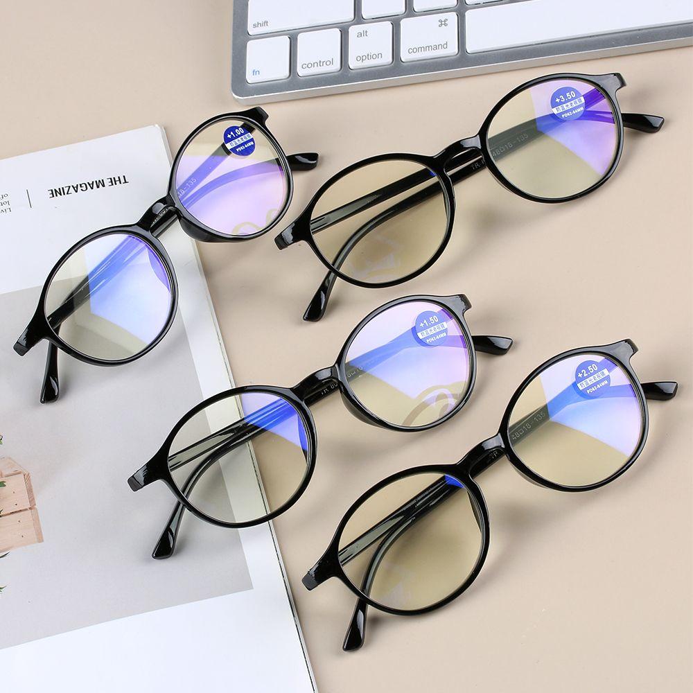WONDER Kính Đọc Sách Gọng Tròn Chống Mỏi Mắt + 1.00 ~ + 4.00