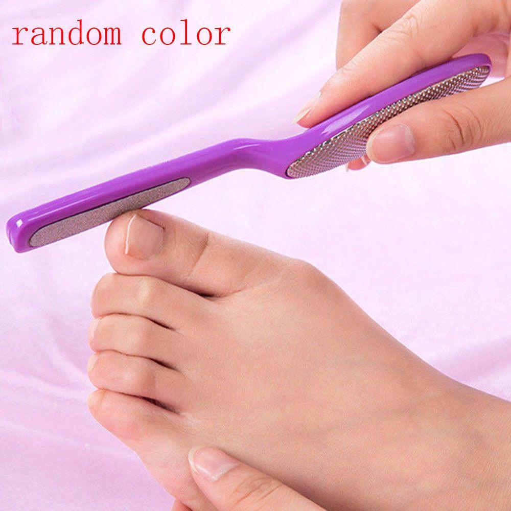 OKDEALS Pro Foot File Stainless Steel Pedicure Care Feet Rasp Dual Sided Callus Beauty Tool Hard Dead Skin Remover