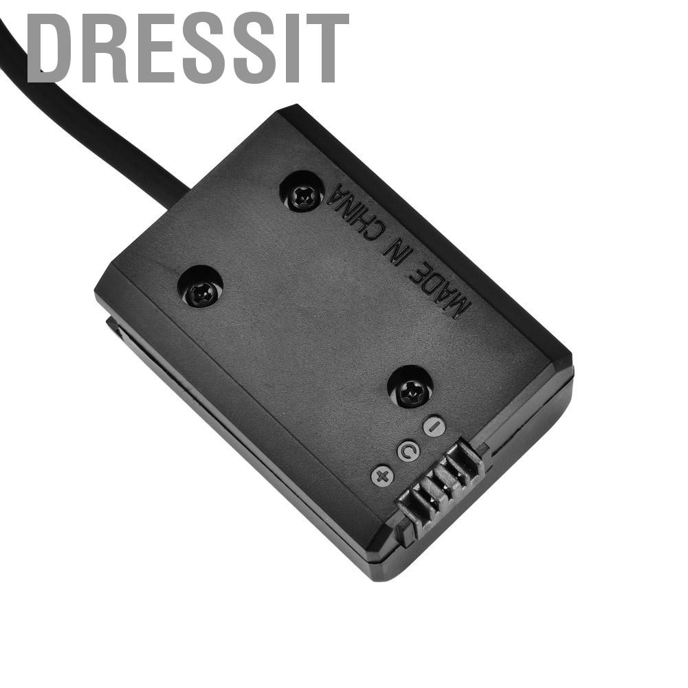 Dressit NP-FW50 Dummy Battery Coupler Adapter with DC Male Connector for Sony A7II A7R C