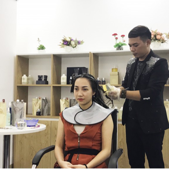 Thuốc uốn tóc Organic British M Pumkin Enzyme Perm 400g (Cặp Số 9)