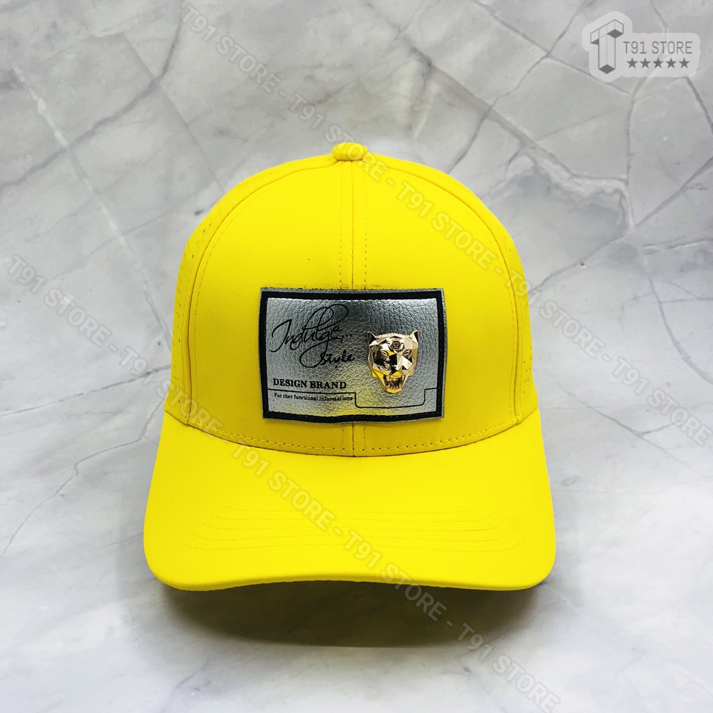 Mũ thể thao logo đính sói siêu đẹp - Mũ lưỡi trai thể thao chất liệu dù lỗ thoáng mát , Unisex dùng cho cả nam và nữ