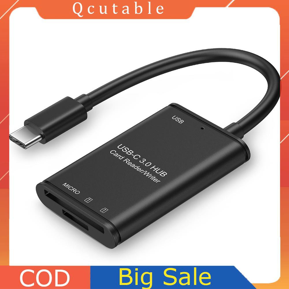 Đầu Đọc Thẻ Nhớ Usb 3.1 Type C Sang Usb 3.0 Otg