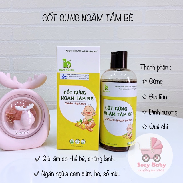 CỐT GỪNG NGÂM TẮM BÉ