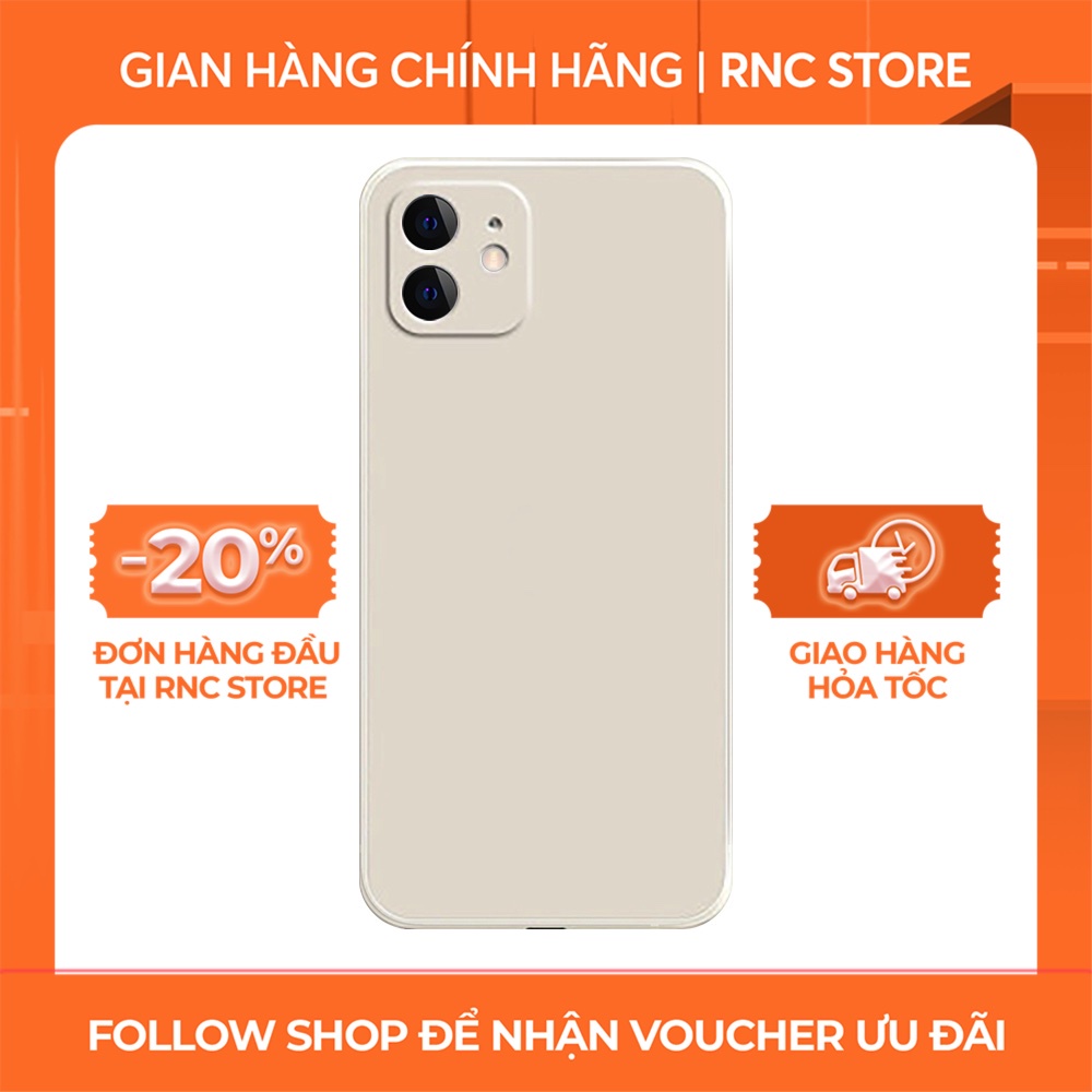 Ốp lưng Iphone 6S/7+/X/Xr/11/12 Pro/13 Pro Max/...dẻo cạnh vuông trơn bảo vệ camera