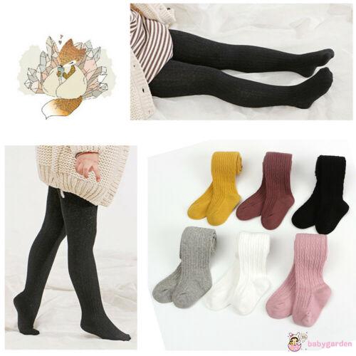 ღ♛ღBaby Girls Cotton Even Foot Leggings Candy Color Pantyhose