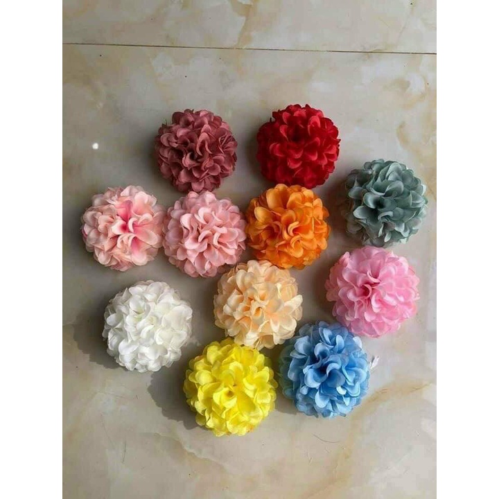 Đầu bông tú cầu cao cấp decor nhà cửa, trang trí studo chụp ảnh, giỏ quà Tết