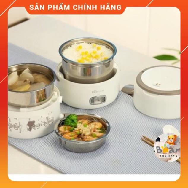 Hộp cơm cắm điện Bear DFH-S2358, 3 tầng, nấu chín, giữ nhiệt và hâm nóng cho thức ăn