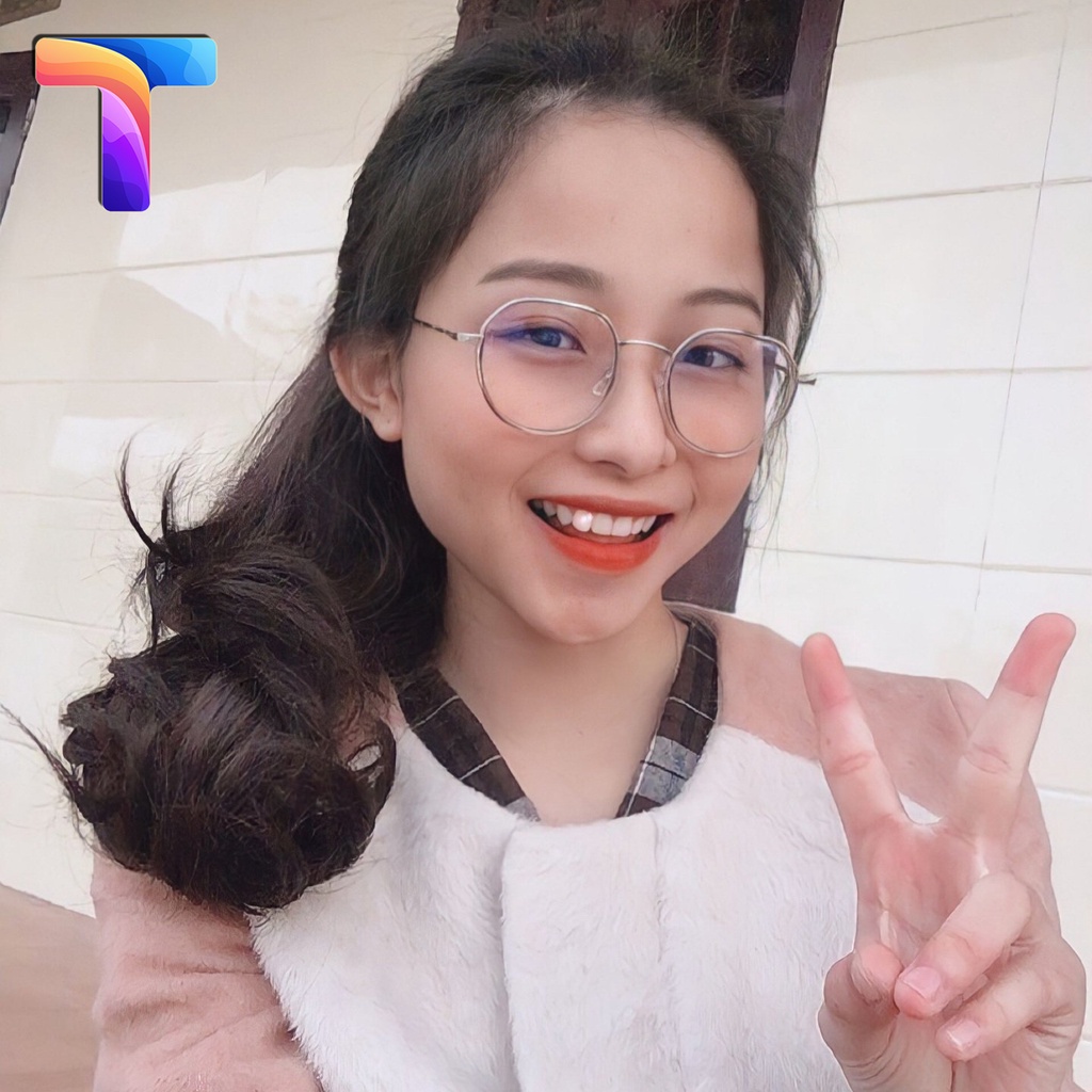 Mắt kính chống ánh sáng xanh kim loại nữ GK2018