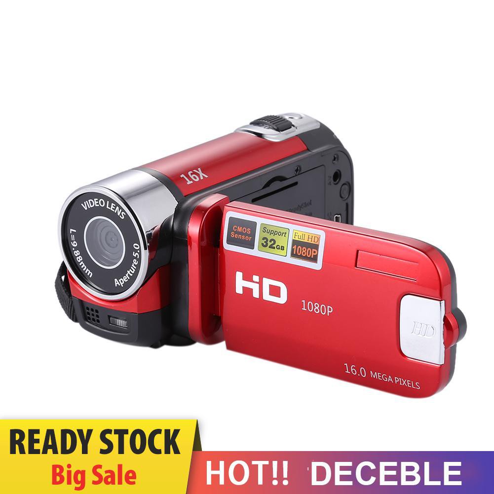 Deceble Digital Video Camera Full HD 1080P 32GB 16x Zoom Mini Camcorder DV Camera