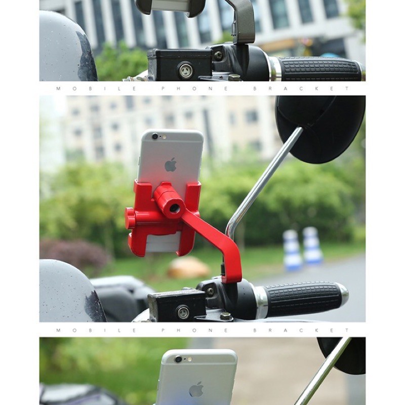 KẸP ĐT C2 HỢP KIM GẮN XE MÁY ( CÓ LỤC GIAC ) | BigBuy360 - bigbuy360.vn