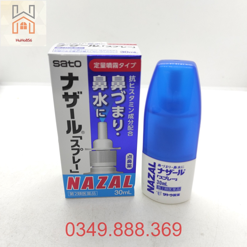 [Chính hãng] Xịt Mũi Sato Nazal Nhật Bản -30ml