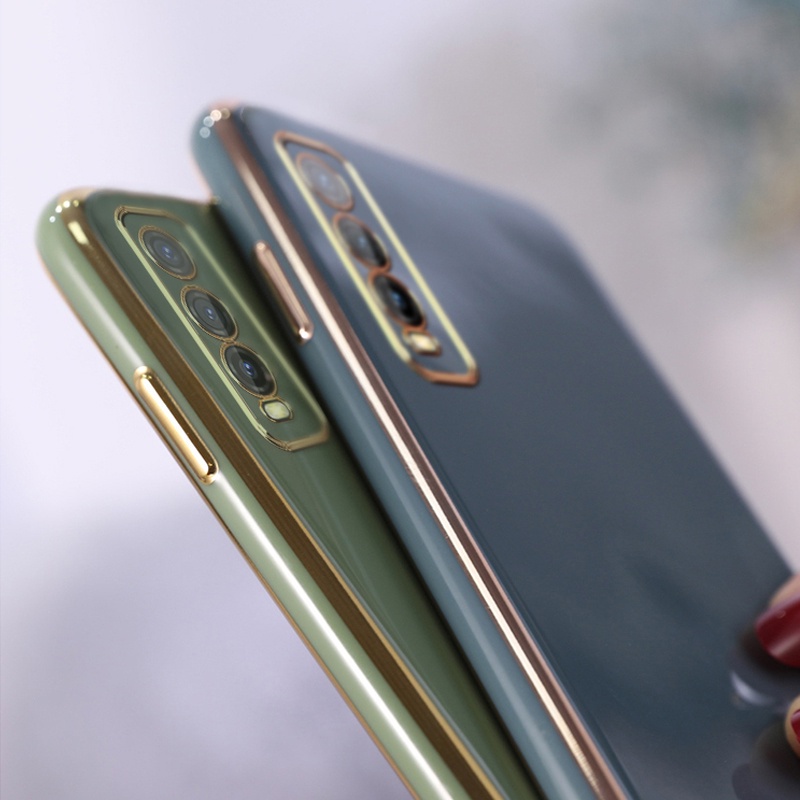 Ốp điện thoại Koosuk mềm viền mạ mịn cho Vivo V2026 V2027 V2029 V2032 V2033 V2042 V2043 V2048 1901 1902 1904 1906