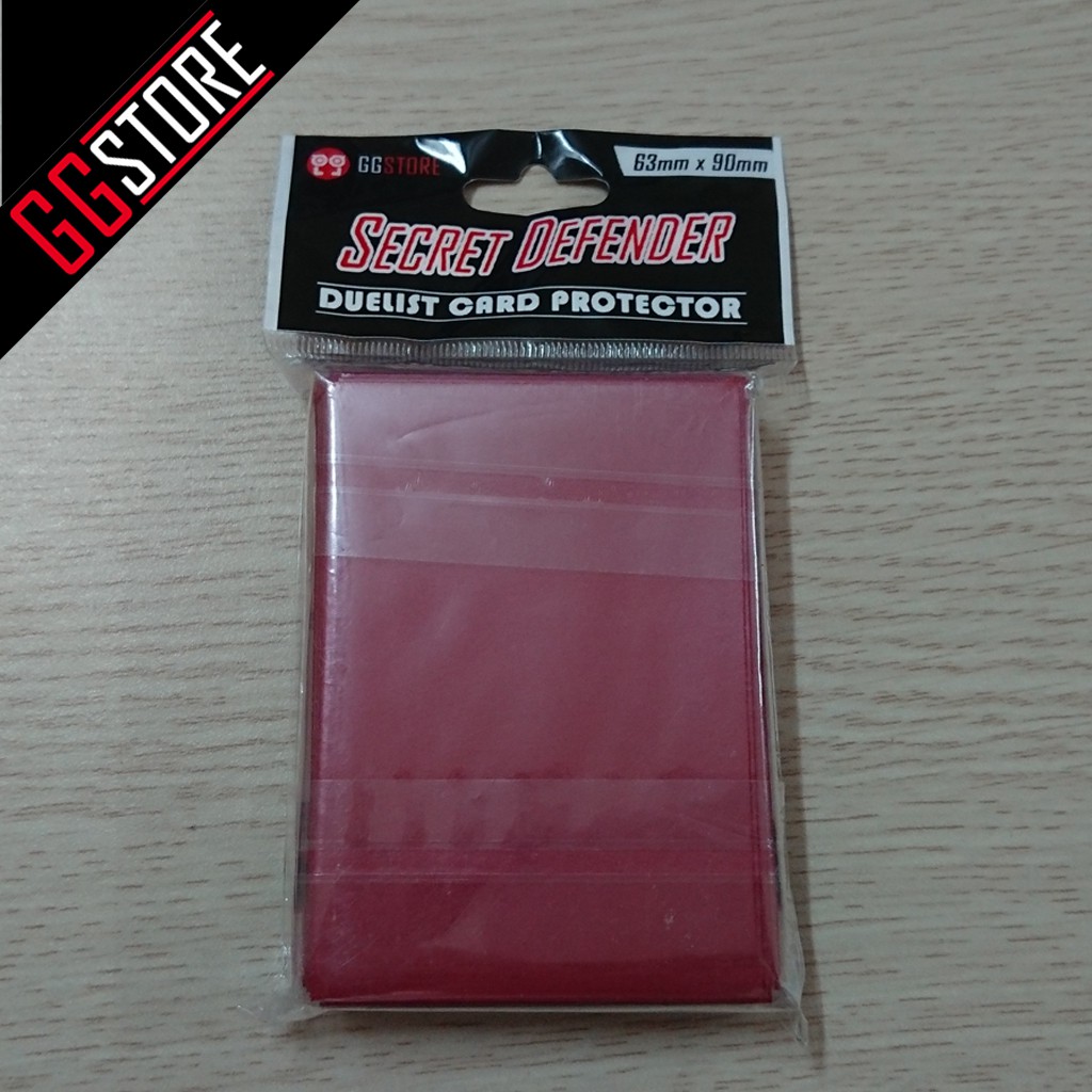 Bọc bài YUGIOH SLEEVES SECRET DEFENDER Ver 2 RED