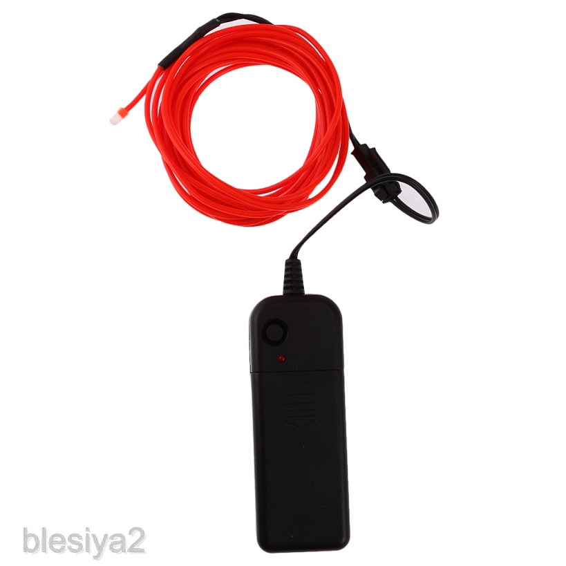 Luminescent Neon LED Lights Glow EL Wire String 5 Meters