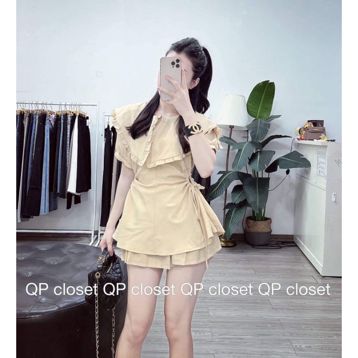 SÉT ÁO NHÚN EO KÈM CHÂN VÁY