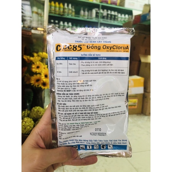 COC85- gói 100G- Thuôc trừ bệnh cho các loại cây hoa mai, hoa lan, thán thư, sương mai