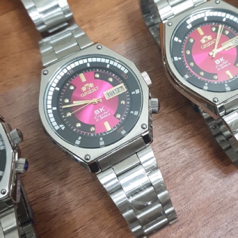 Đồng Hồ Nam sk Y469135A pin Japan dây mắt na