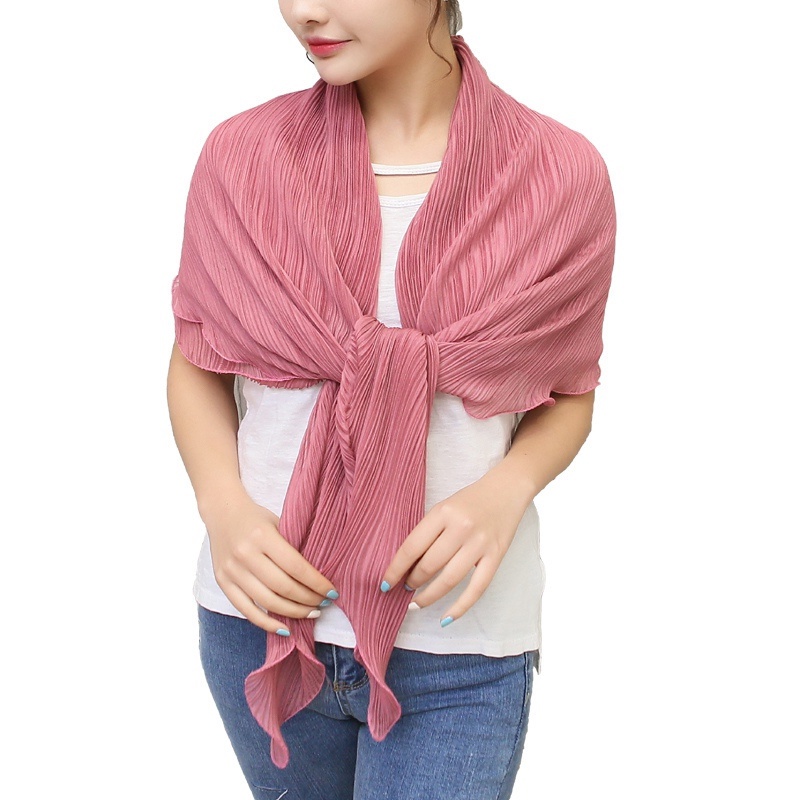 Khăn Choàng Lụa Chiffon Chống Nắng Dễ Phối Đồ Cho Nữ