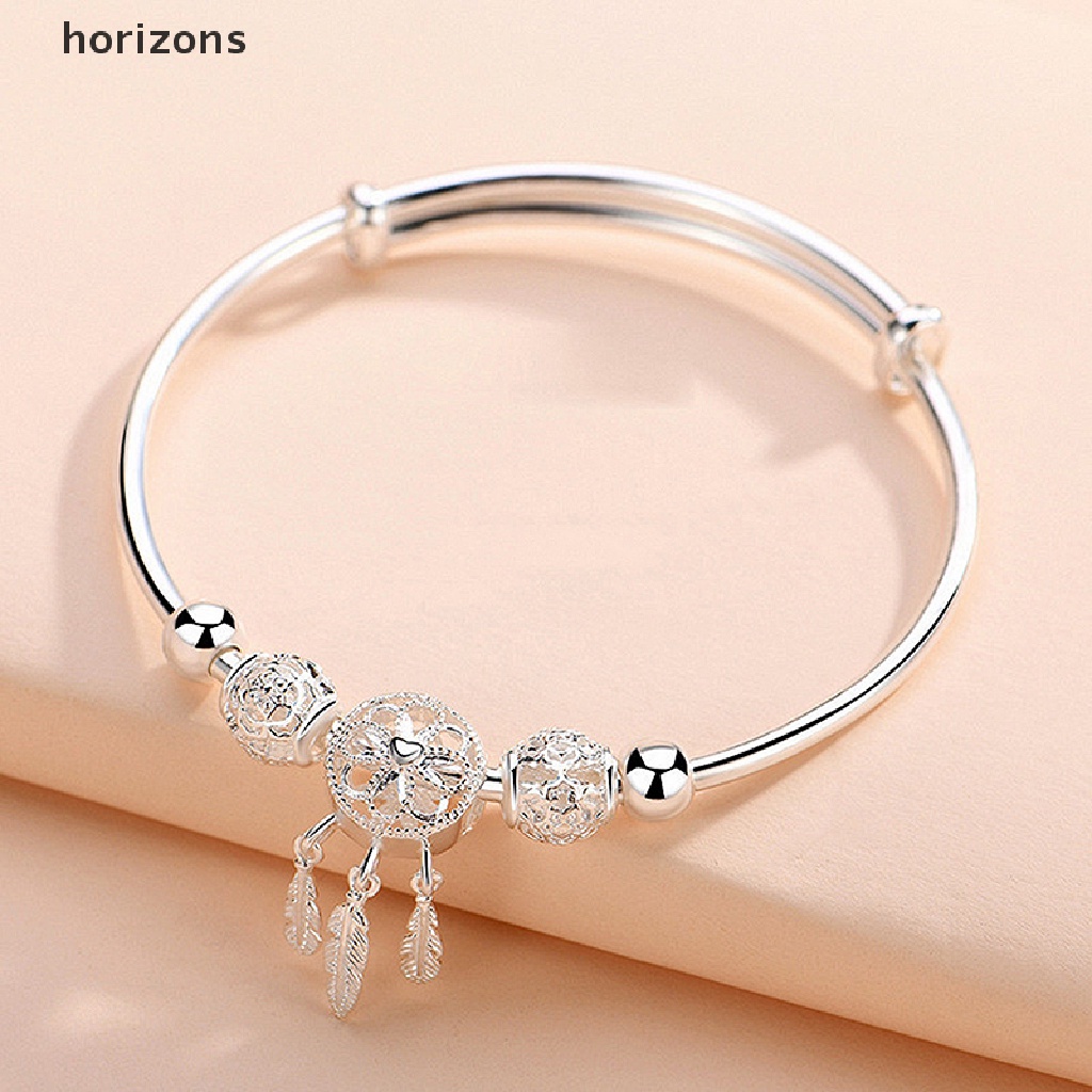 Vòng Đeo Tay Hình Dreamcatcher Phối Lông Vũ Thời Trang Dành Cho Nữ