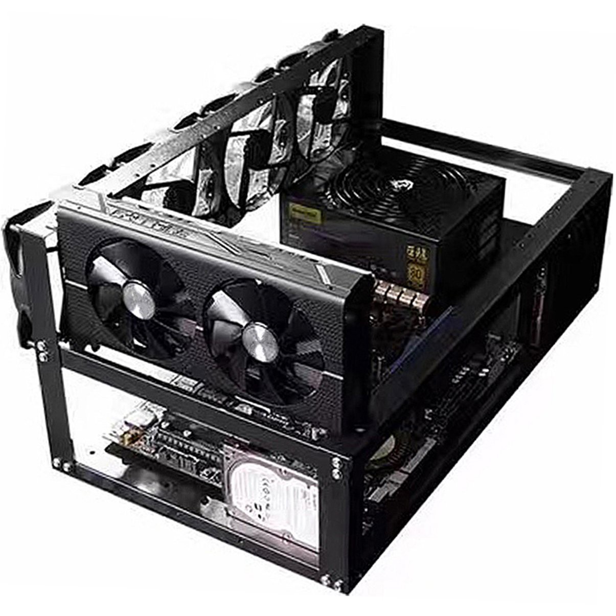Giá Đỡ Bảng Mạch Đồ Họa 6-8 Gpus Secc | BigBuy360 - bigbuy360.vn