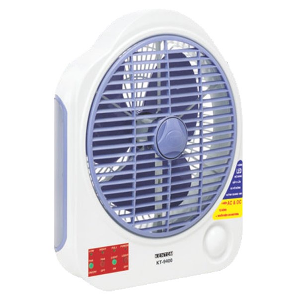 Quạt tích điện , sạc điện Kentom KT-9400