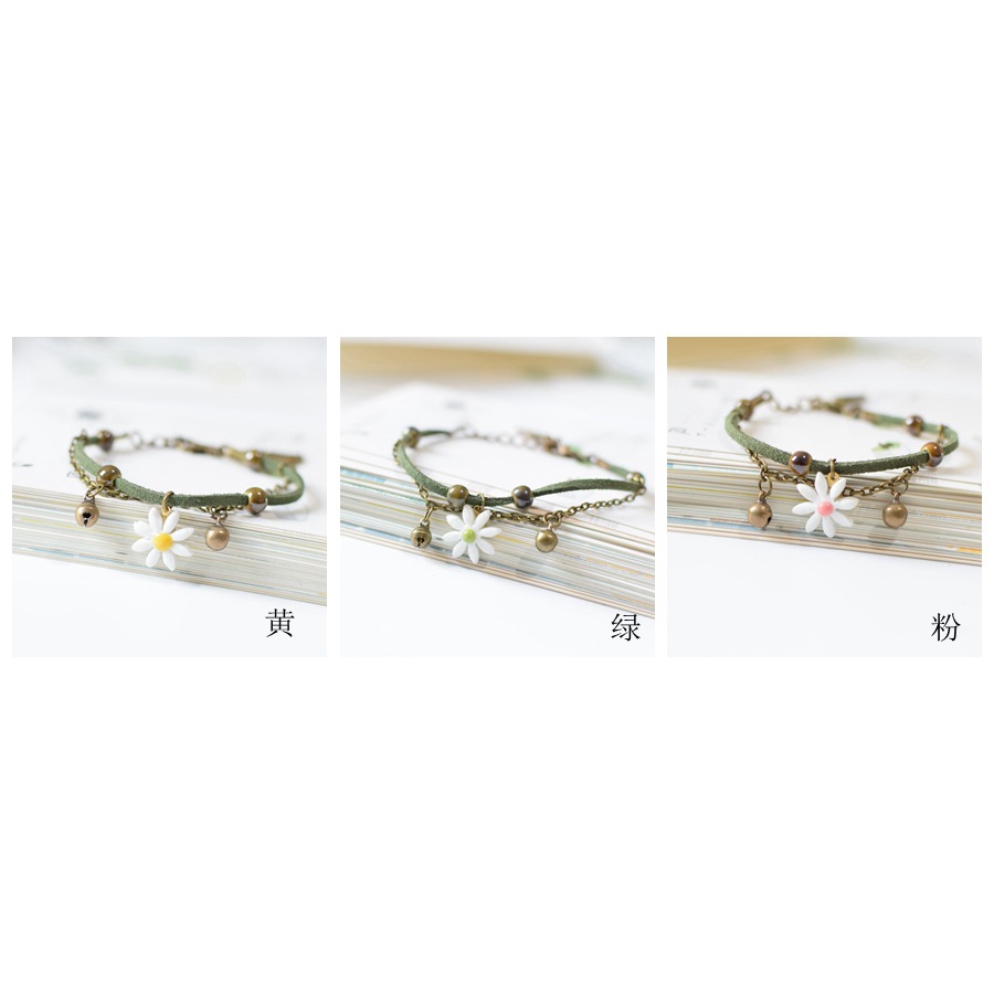 Vòng tay mặt hình hoa cúc thời trang cho nữ