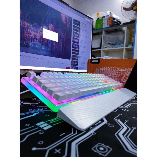 Bàn Phím Cơ RK918 Trắng FULL Led - BH 12 tháng
