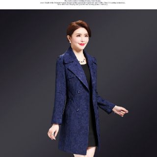 ÁO KHOÁC CAO CẤP CỔ BẺ PHỐI NÚT SANG TRỌNG