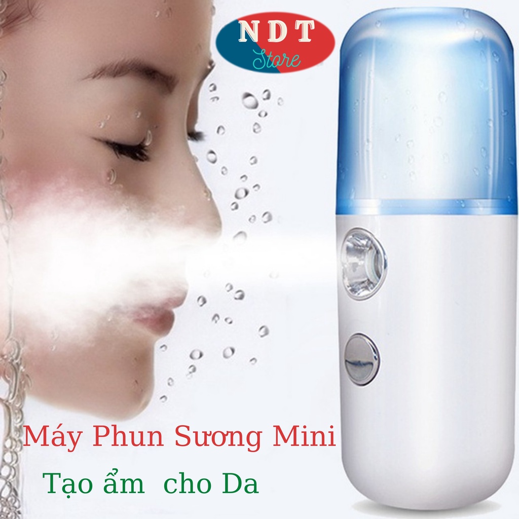 Máy Phun Sương Cầm Tay Mini Nano, Xịt Khoáng Mini Hỗ Trợ Cấp Nước Chăm Sóc Da