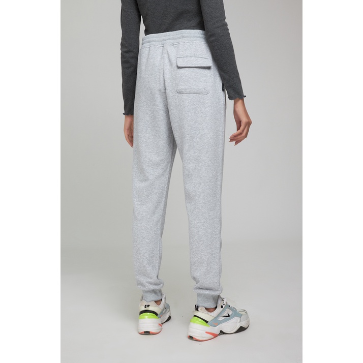 Quần Jogger Nữ BOO Vải Da Cá, Màu sắc Trung Tính Phối Túi Giả Phía Sau