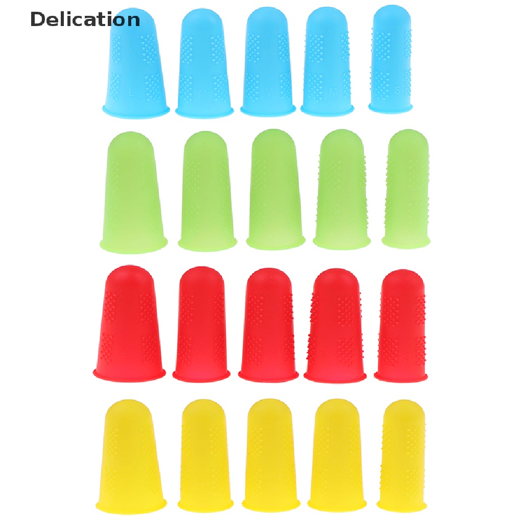 Bộ 5 Bọc Ngón Tay Bằng Silicone Chống Trượt Tiện Dụng