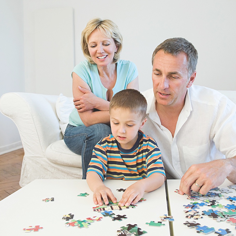 Bộ Đồ Chơi Xếp Hình 126 Mảnh Họa Tiết Hoạt Hình Dễ Thương Cho Bé