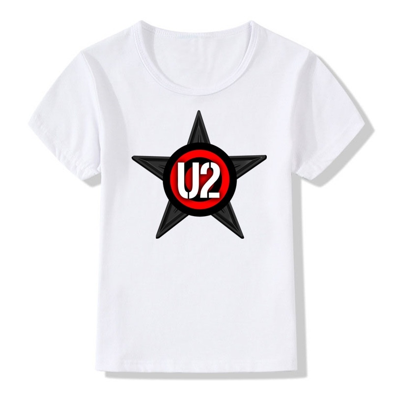 Áo Thun Tay Ngắn Cổ Tròn In Hình Nhóm Nhạc The Joshua Alternative Rock Thời Trang Mùa Hè Cho Bé U2
