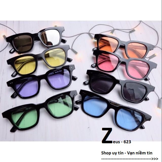 [Gía rẻ] Kính thời trang chữ V nhiều màu phong cách