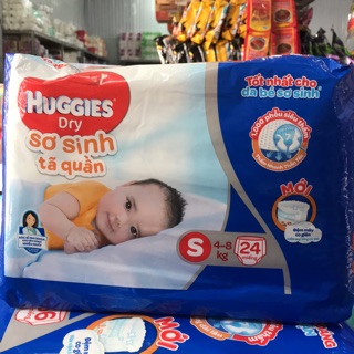 Tã quần huggies size s24/ nb36