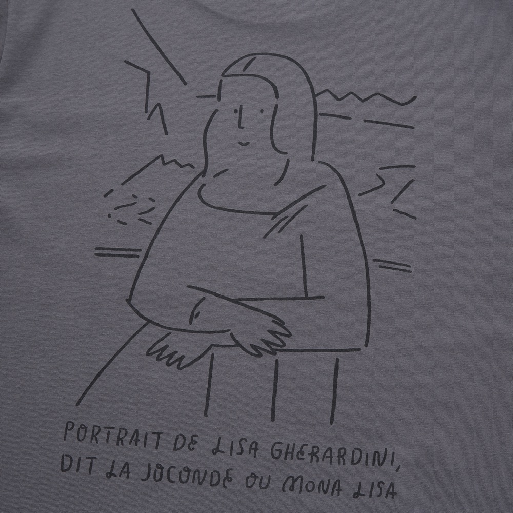 Áo Thun Nam/Nữ Uniqlo Tay Ngắn In Hình Louvre Museum x Nagaba Yu 448580