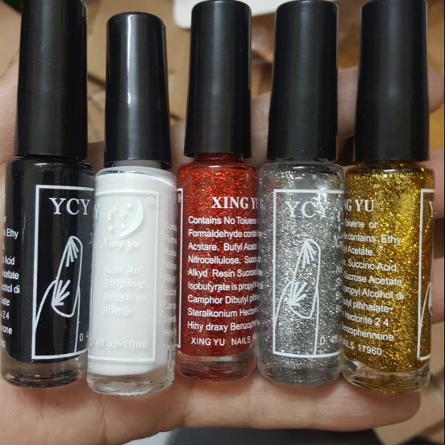 Cọ nét vẽ móng nail sơn thường 10ml