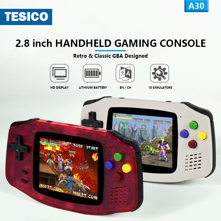 Máy chơi game cầm tay 2022 2.8 inch cho gba nintendo và linh kiện